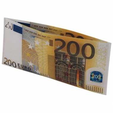 200 euro biljet portefeuille